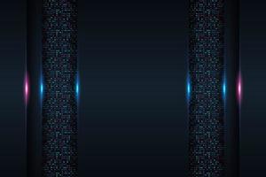 Modern Background Minimalist Futuristic Technology Colorful Glow Neon with Glitter Effect vector