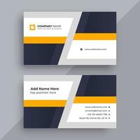 Modern business card design template vector