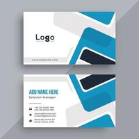 Modern business card design template vector