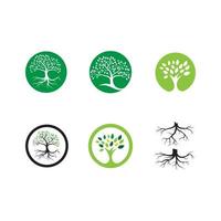 diseño de icono de vector de plantilla de logotipo de árbol