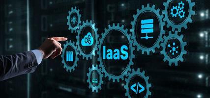 IaaS Infrastructure as a service cloud computing service model photo