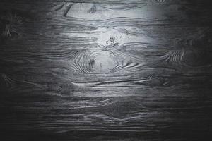 Black wooden background, wooden planks texture photo