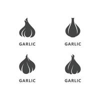 Garlic logo icon vector illustration