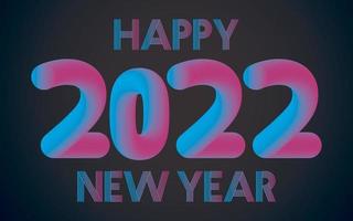 Calendar header 2022 colorful elements. happy 2022 new year colorful background. Free Vector