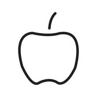 icono de manzana vector de jardinería para web, presentación, logotipo, infografía, símbolo