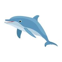 Trendy Dolphin Concepts vector