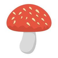 Trendy Mushroom Concepts vector