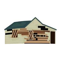 Creepy House Concepts vector