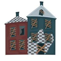 Horror House Concepts vector