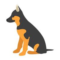 German Shepherd Concepts vector