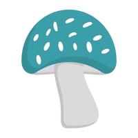 Trendy Mushroom Concepts vector