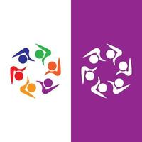 Community, network and social icon vector