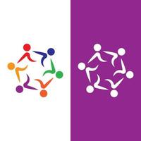 Community, network and social icon vector