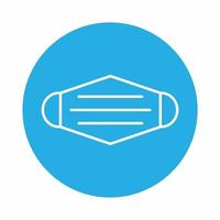 Mask Icon Blue and White.eps vector