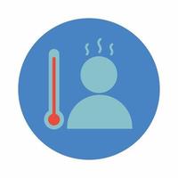 Thermometer Icon Flat.eps vector