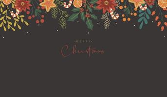 Merry Christmas illustration background vector