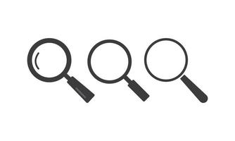 Magnifying glass loupe. Vector isolated icon. Search icon vector. Magnifier loupe sign