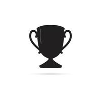 Trophy cup icon, winners trophy cup vector