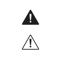 Exclamation mark of warning attention, caution alarm set, danger sign, attention icon, fatal error message element
