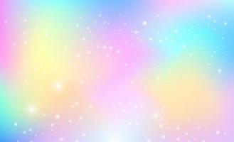 Fondo abstracto festivo holográfico del arco iris. gradiente de arco iris. vector