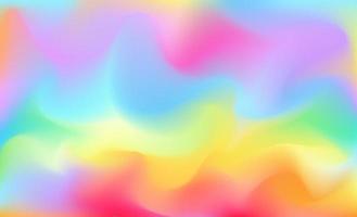 Fondo abstracto festivo holográfico del arco iris. gradiente de arco iris. vector