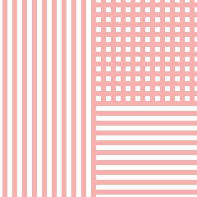 cute pretty girly pink geometric pattern by stripes lines Seamless background