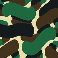 abstract shapest jungle woodland camouflage pattern military background vector