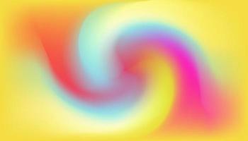 Fondo de vector holográfico. lámina iridiscente. holograma de falla. arco iris de neón pastel. papel metálico ultravioleta. plantilla para presentación. de la portada al diseño web. gradiente colorido abstracto.