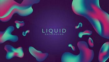 Abstract Colorful Fluid Shapes Wallpaper Background can be use for any purpose vector