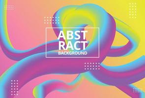 Vibrant Background. Pastel Digital Banner. Liquid Geometric Concept. Flow Abstract Motion. Wave 3d Vibrant Background. Dynamic Wallpaper. Vector Bright Creative Poster. Vibrant Background.