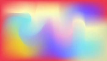 Holographic Vector Background. Iridescent Foil. Glitch Hologram. Pastel neon rainbow. Ultraviolet metallic paper. Template for presentation. Cover to web design. Abstract colorful gradient.