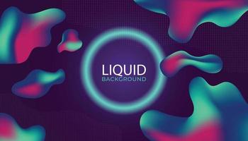 Abstract Colorful Fluid Shapes Wallpaper Background can be use for any purpose vector