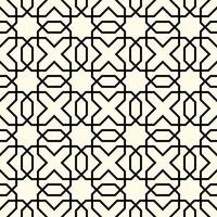 Abstract geometric pattern with lines. For Background, pattern, brochure, ramadan, invitation vector