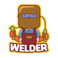 WELDER PROFESSION LOGO vector