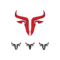Bull buffalo head cow animal  mascot logo design vector for sport horn buffalo animal mammals head logo wild matador