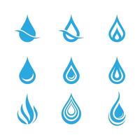 Water drop Logo Template vector