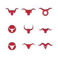 Taurus Logo Template vector icon illustration design