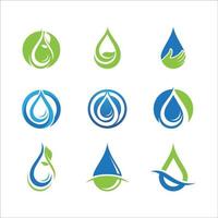 vector de plantilla de logotipo de gota de agua