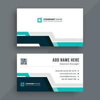 Modern business card design template vector