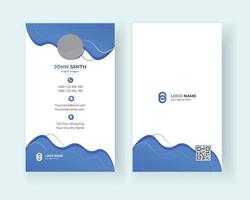 Corporate Business Card,Clean and Minimal Business Card,Corporate ID Card Design Template,Professional Identity Card Template vector