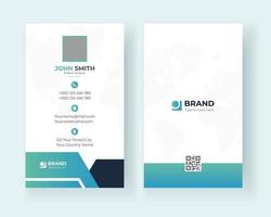 Corporate Business Card,Clean and Minimal Business Card,Corporate ID Card Design Template,Professional Identity Card Template vector