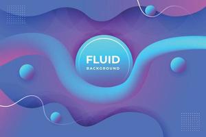 Realistic Abstract Modern Fluid Background Design vector