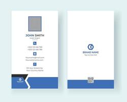 Corporate Business Card,Clean and Minimal Business Card,Corporate ID Card Design Template,Professional Identity Card Template vector