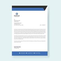 Letterhead Template Design For Professional Business Project. Corporate Modern Creative Editable Letterhead Template Design vector