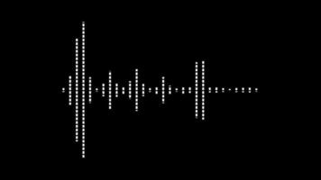 digitaal audiospectrum geluid equalizer effect video