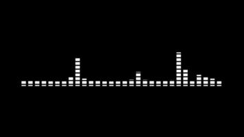 Sound-Equalizer-Effekt für digitales Audiospektrum