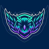 Owl Head Mascot vector