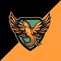 Phoenix Esport Mascot Logo vector