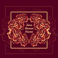 Rose Flowers Illustration vector