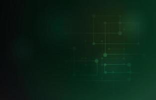 Dark Digital Network Connection Technology Abstract Vector Background